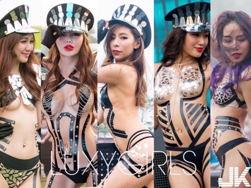 超強卡司！《Luxy Girls》裸身黑膠裝上陣…性感舞姿即將引爆「TAE 2017」