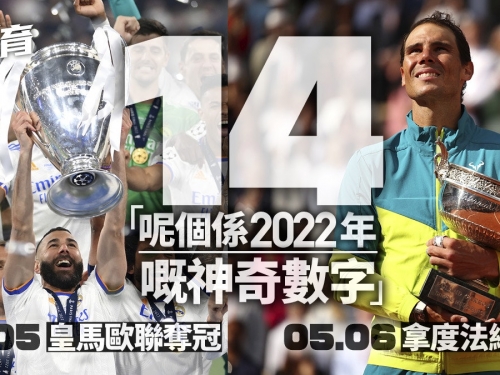 法網｜拿度破紀錄封王與皇馬神巧合　卻奧斯簡單祝賀一語雙關