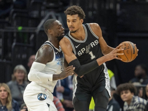 NBA》溫班亞瑪轟34分白忙一場 迪文森佐繳本季新高率灰狼拔刺