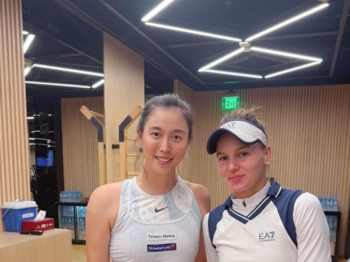 網球》詹皓晴杜哈女雙旗開得勝 重新合拍庫德梅托娃晉16強