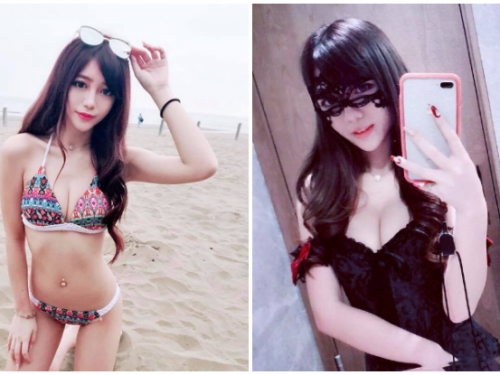 骨感「混血辣模」美乳美腿太吸睛！超大電眼加上惹火身材的致命吸引力！