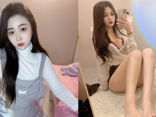 中壢人快衝！美腿芳療師「林思淳」沒客人時就在工作室性感自拍