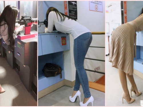 好犯規！路邊「超壞翹臀妹」邪惡姿勢引瘋傳！超挑逗畫面讓人受不了…