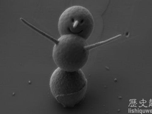 世上最小的雪人：肉眼還看不清