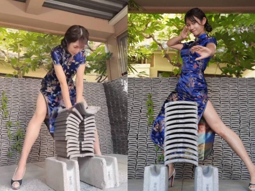 日女幼教師「徒手震破15塊磚」 網讚︰真人版春麗！