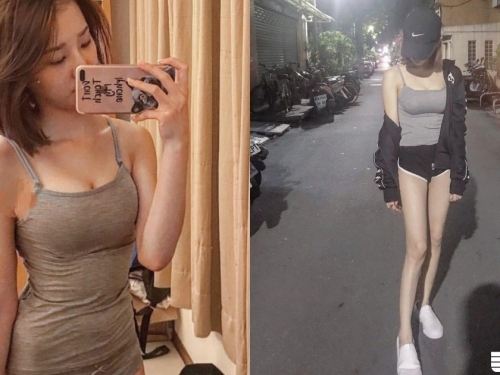 街頭少女褲子穿超短，運動風「美乳正妹」超貼身休閒打扮讓人想入非非～