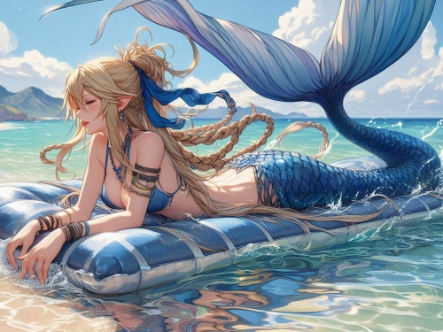 This character, Mermaid, is particularly good-looking.