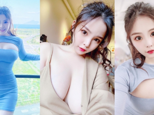 掉出奶了！甜美女孩「小圓臉Cynthia」展現性感一面　豐滿罩不住啦