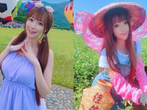 夏日現形！採茶妹「吳芸帆Micky」池邊掏出神秘武器，深美事業線相揪司機來遊泳！