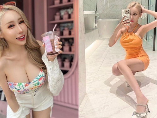 金髮尤物「陳潔兒Yui」爆乳喝巧克力奶！彎腰瞬間奶香四溢，讓粉絲都想喝！