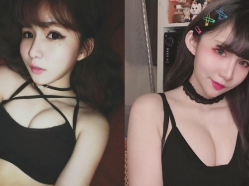 甜美萌妹「Mei Be 妹比」小露香肩耍性感　渾圓線條讓人移不開視線