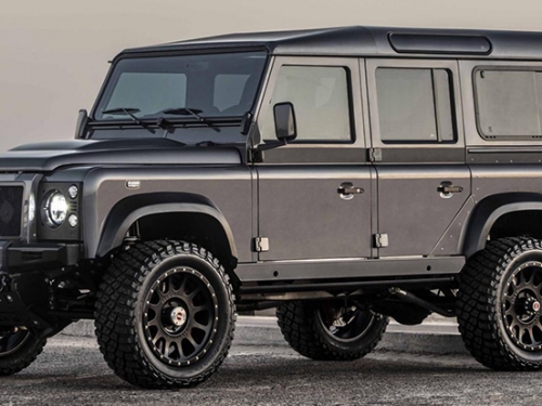 軍裝越野不是只有 G-Car，美國改裝廠獻上「霸氣黑魂坦克」 Land Rover Defender！