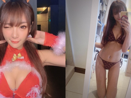 太性感的小鹿！「香檳女孩」小麋Lu 曼妙舞姿超迷人，「雪乳翹臀」沒在客氣！