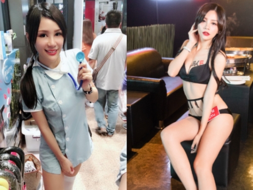 「清純小護士」脫制服性感跑趴　爆乳全糖女孩「YuYu奶茶兒」甜到蛀牙