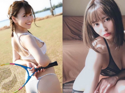 網球少女「白宮 奈々」美尻線條超辣，爆乳曲線讓人好想一起打球！