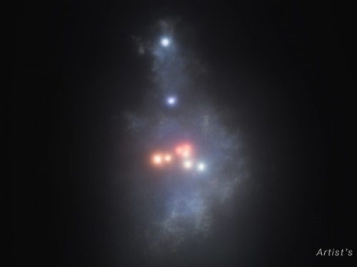 韋伯揭露銀河系誕生縮影：宇宙六億年時的「螢火之光」