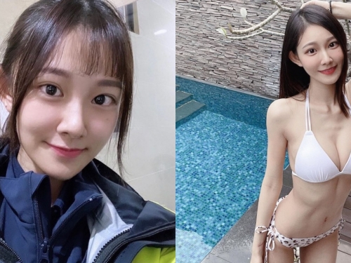 超清純甜美「正妹女警」又瘦又有料！比基尼照秀「美乳腹肌」讓網友大喊：快逮捕我！