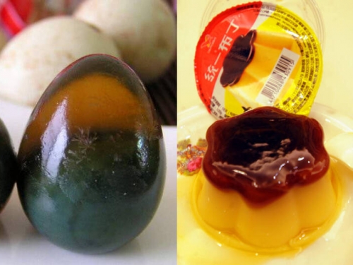 獵奇食物混搭再+1！她激推「皮蛋拌布丁」 掀網兩極反應