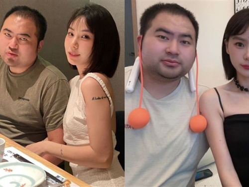 老公被笑像河童 甜美嫩妻曬親密照：我先追他的