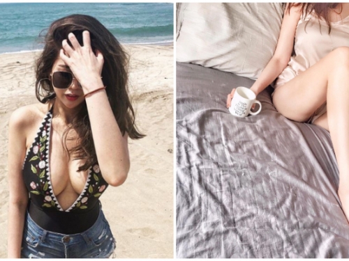 超分量巨乳外加超長美腿！「氣質正妹」超越完美的身材，轟炸你的視覺感官！