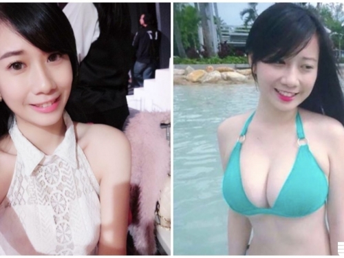 超甜美爆乳正妹！比基尼渾圓乳量讓人驚艷，旁邊遊客都暴動了！
