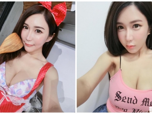 超惹火小廚娘「爆奶上菜了」，養眼美胸讓粉絲都搶著被餵食！