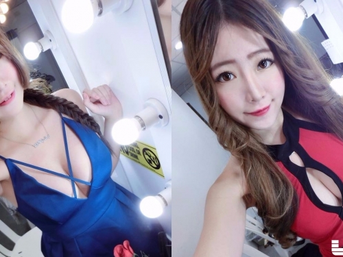 「D奶甜心」低胸禮服好兇猛！胸前「邪惡交叉」讓人幻想無限！