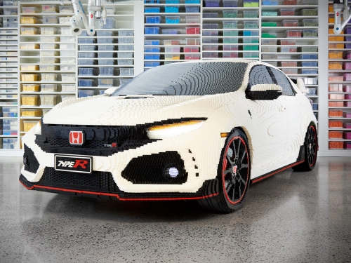 真到不行！32萬塊積木、耗時1,300小時打造樂高版「1:1」Honda Civic Type-R