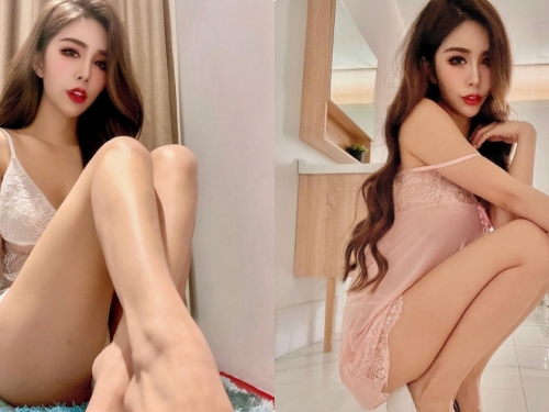 正妹「高萱kimmy」超激美腿視角，「誘惑蕾絲造型」太勾人！