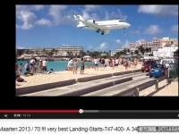 影片／加勒比海最刺激沙灘！飛機從頭頂呼嘯而過