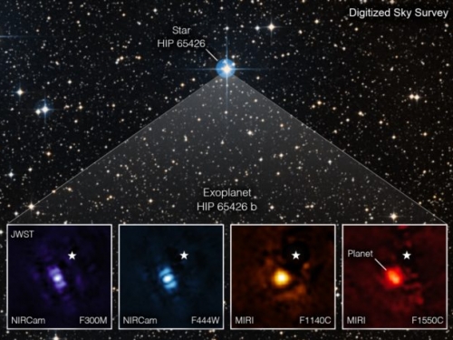 韋伯望遠鏡首度對系外行星直接成像，雖模糊但真實