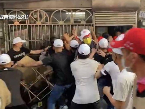 大甲媽格鬥賽開打！ 彰化市遶境爆發肢體衝突