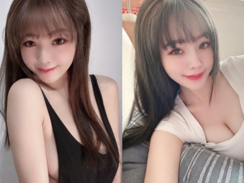 走不掉了！「小魚Savina」無意間從旁溢奶曬半球，這是看一眼就出不去的性感境地！