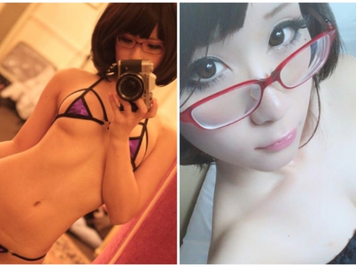 眼鏡才是本體！「工口眼鏡娘」無羞恥極限裸露自拍，毫不遮掩的美臀美乳情慾調教！