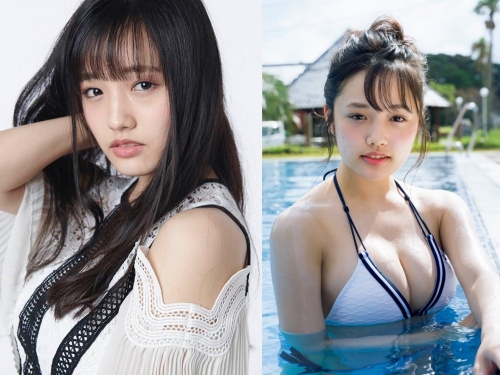 童顏巨乳新一代掌門人「安藤咲桜」二次元深邃乳溝超不科學　上帝視角窺視讓人驚呆