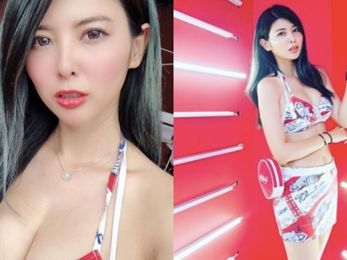 是小任容萱？甜美大眼正妹「Ruby林芊秀」笑容親切可愛，身材卻兇猛無比啊！
