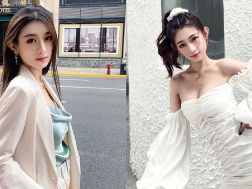 高質感天菜！時尚設計師「Tina」洋裝挺出飽滿雪球，無瑕的逆天美腿讓腿控如視珍寶！