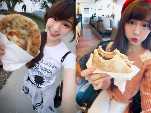 想吃！「可愛系萌妹」與美食相伴畫面好療癒　網友：陪你征服全世界