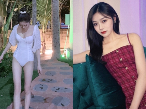 冷酷美少女的「性感泳池視角」，「白嫩的曲線」讓人無法移開目光！