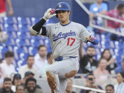 MLB》大谷翔平猛敲三壘安、單場4度上壘！ 道奇MVP連線痛宰馬林魚