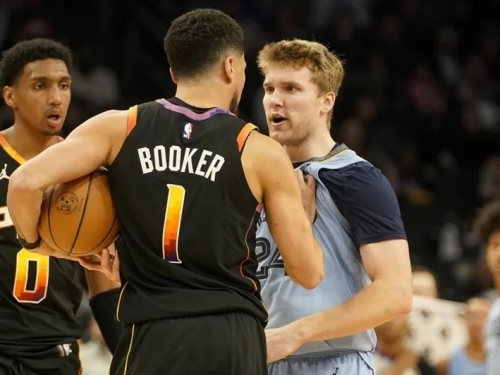 NBA》比爾傷退+布克復出打鐵 太陽不敵殘陣灰熊吞近7戰第6敗