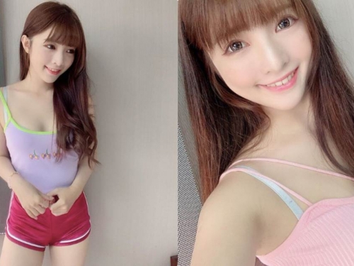 捕獲穿真理褲的甜美爆乳妹，誘人白皙美腿看了超犯規！
