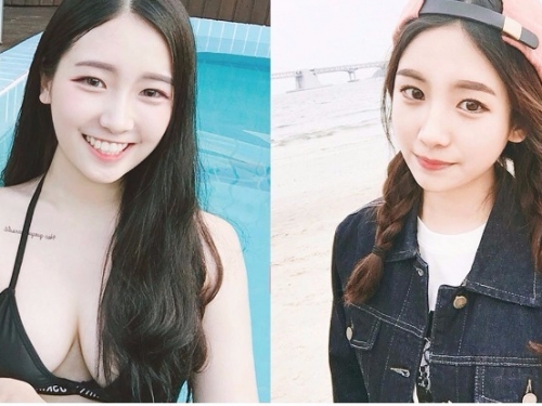 妹子內建「天然漂浮圈」讓人想一起玩水！「高顏值女大生」讓人瞬間秒戀愛！