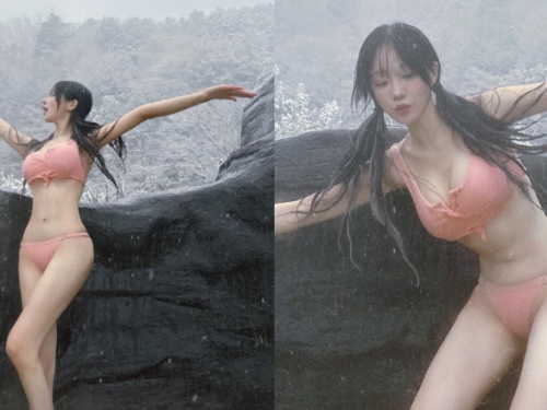 巨乳正妹泡露天溫泉滑倒瞬間被拍　糗照吸引超過5萬人按讚