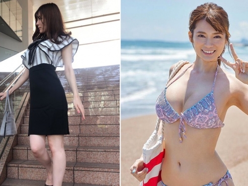 隱藏版！　172公分高G罩杯長腿巨乳大姊姊「安西夏海」素人AV出道！