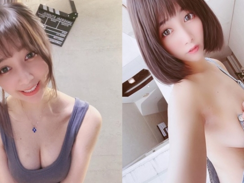不穿內衣也ok！短髮妹「安安」放美乳透氣　一轉背面「蜜桃臀」令人驚豔