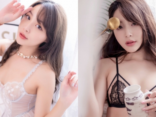 壓倒性的完美曲線！正妹「Ashley艾緒莉」薄透睡衣誘惑調教！