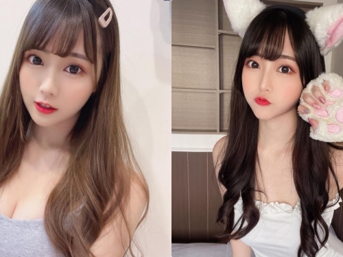 正妹「Angela」超萌動物造型，「酥胸外露」曲線好犯規！