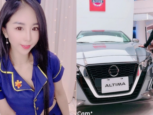 台中人衝呀～直播主轉戰汽車女業務！Serena「長腿黑絲制服」看了好想即刻入主！
