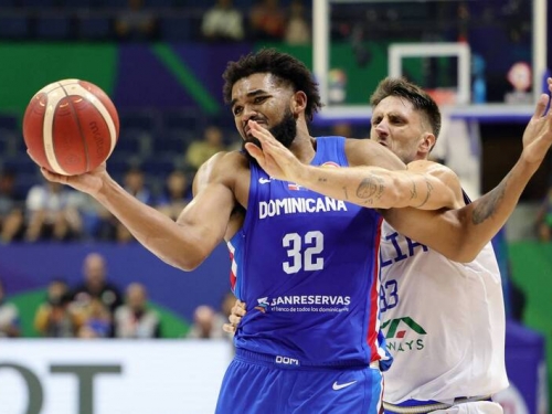 男籃世界盃》NBA球星不是蓋的！湯斯創30年紀錄率多明尼加2連勝